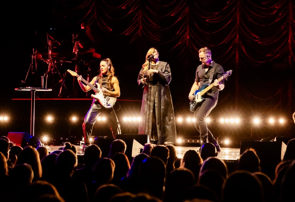 gabrielle at the royal albert hall with dan ezard and hattie moran